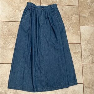 Ralph Lauren Blue A-Line Denim Skirt